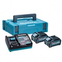 Makita 40V XGT Power Source Kit 2 x 4.0Ah Batteries + DC40RA Charger & MakPac Case £419.95